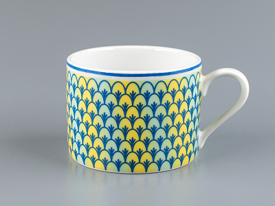 Чашка чайная 265 мл форма Соло, рисунок Azzurro (Азурро), арт 80.37134.00.1