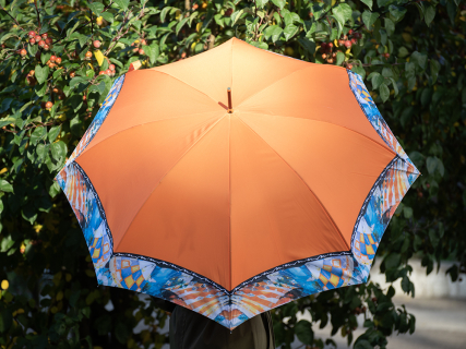 Зонт-трость рисунок Триумф и обаяние Оранжевый арт. 41.00191.02, 