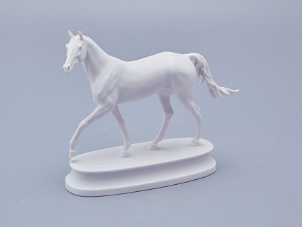 Скульптура в подарочной упаковке, форма Конь Ахалтекинский, рисунок Белый, арт. 81.18627.00.1