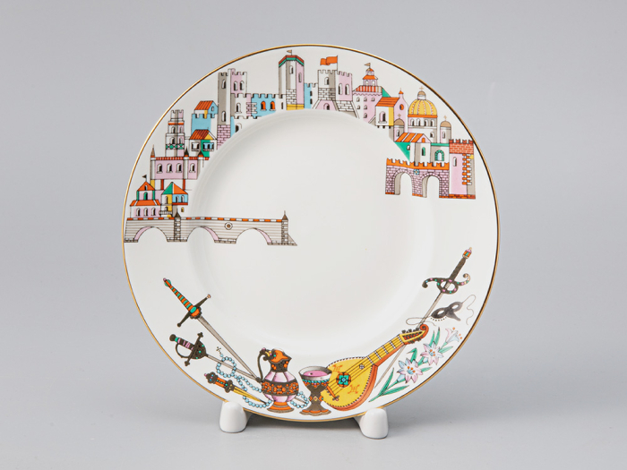 Тарелка 150 мм, форма Гладкая, рисунок Балет Ромео и Джульетта, арт 80.74321.00.1, 