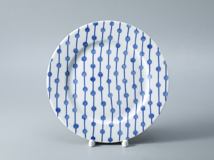 Тарелка мелкая 215 форма Европейская - 2 рисунок Реки России. Обь, арт. 80.35362.00.1, 