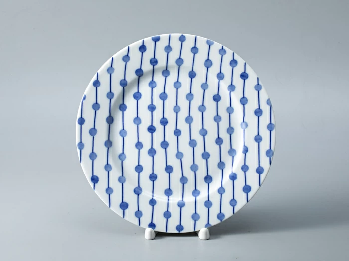 Тарелка мелкая 215 форма Европейская - 2 рисунок Реки России. Обь, арт. 80.35362.00.1, 