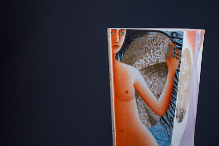 Ваза Энтомология, на форме Трапеция, арт 60.12462.00.5