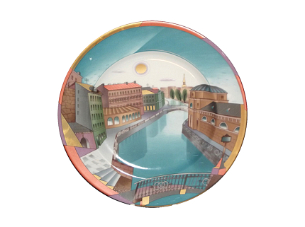 Подарочный набор декоративный 270 мм форма Европейская-2 рисунок Мойка. Раннее утро арт. 81.25638.00.1