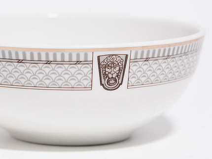 Салатник 120 мм, форма Утро, рисунок Серебряный город 1, арт. 80.47621.00.1