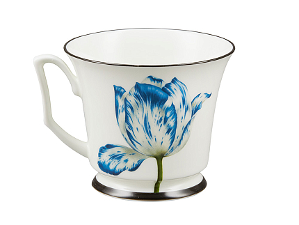 Подарочный набор чашка с блюдцем, форма Юлия рисунок Сысоев. Волшебный сад V арт. 81.30916.00.1