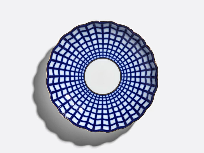 Сухарница, 215  мм, форма Тюльпан, рисунок Кобальтовая клетка арт. 80.03707.00.1, 