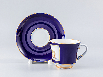 Сервиз чайный форма Банкетная рисунок Классика Петербурга-2 52%, 6 персон 20 предметов арт. 81.25120.00.1