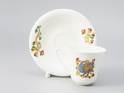 Сервиз чайный форма Сад рисунок Русские сказки, 6 персон 15 предметов, арт. 81.28417.00.1