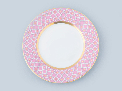 Чашка с блюдцем 250 мл форма Идиллия рисунок Астра 1 арт 81.32372.00.1