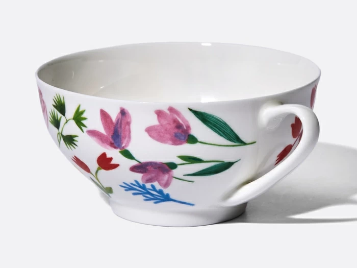 Чашка с блюдцем чайная форма Купольная рисунок Primavera (Примавера), арт. 81.34274.00.1, 
