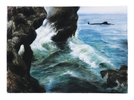 Пласт 650х470 форма Прямоугольная рисунок Подводная лодка. Домой арт. 80.89240.00.1, 