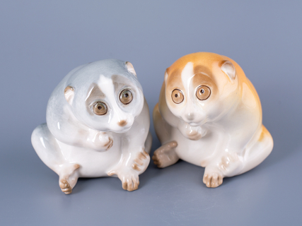 Скульптура Лори Серый, арт 82.91430.00.1, 