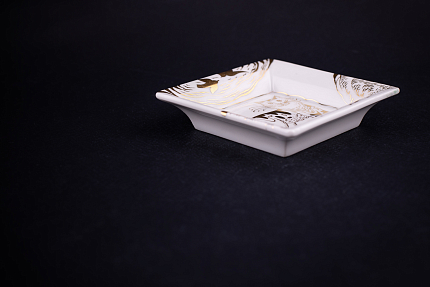 Подставка для мелочи, рисунок Котик, форма Европейская, арт 60.03923.00.1