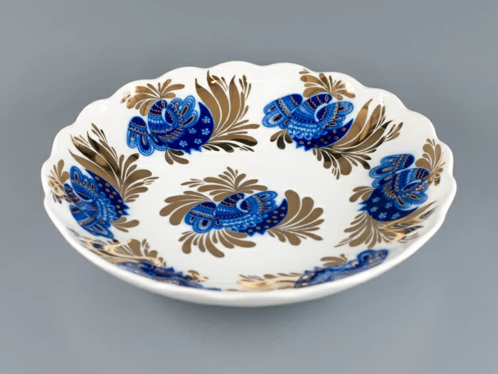 Сухарница, 215 мм, форма Тюльпан,  рисунок  Золотой сад арт. 80.00011.00.1, 