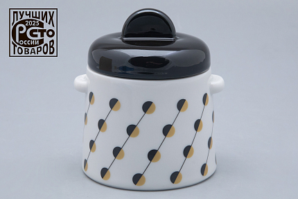 Сахарница форма Колокол рисунок Балтийский берег 2, арт. 80.45181.00.1