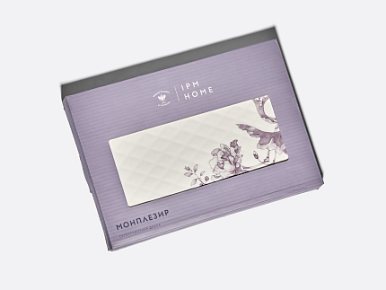 Доска сырная малого размера форма Стандартная, рисунок Monplaisir Violet (Монплезир Виолет) в упаковке арт 42.00064.00.1