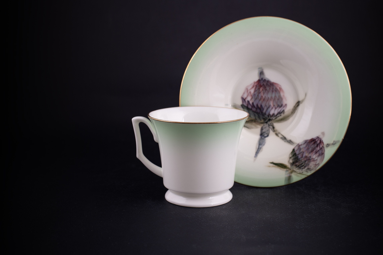 Чашка с блюдцем чайная, форма Юлия, рисунок Татьянин день арт. 41.00178.00.1, 