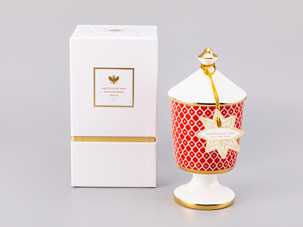 Подарочный Набор Свеча ароматическая рисунок Скарлетт 2 аромат Чудесный день арт. 81.30079.00.1, 