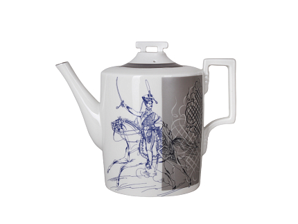 Сервиз чайный форма Гербовая рисунок Гусарский, 6 персон 14 предметов, арт. 81.24660.00.1