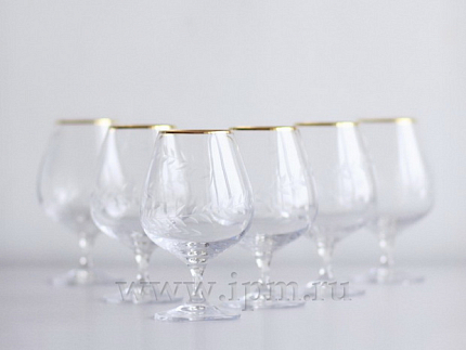 Набор (6 бокалов для коньяка) 550 мл Золотой арт. 14.00013.07