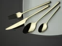 Комплект столовых приборов Модерн gold 4 персоны, 16 предметов арт. 14.12014.01, 