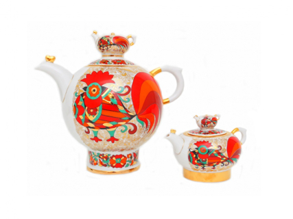 Комплект чайников Семейный Красный петух арт. 81.10357.00.1, 
