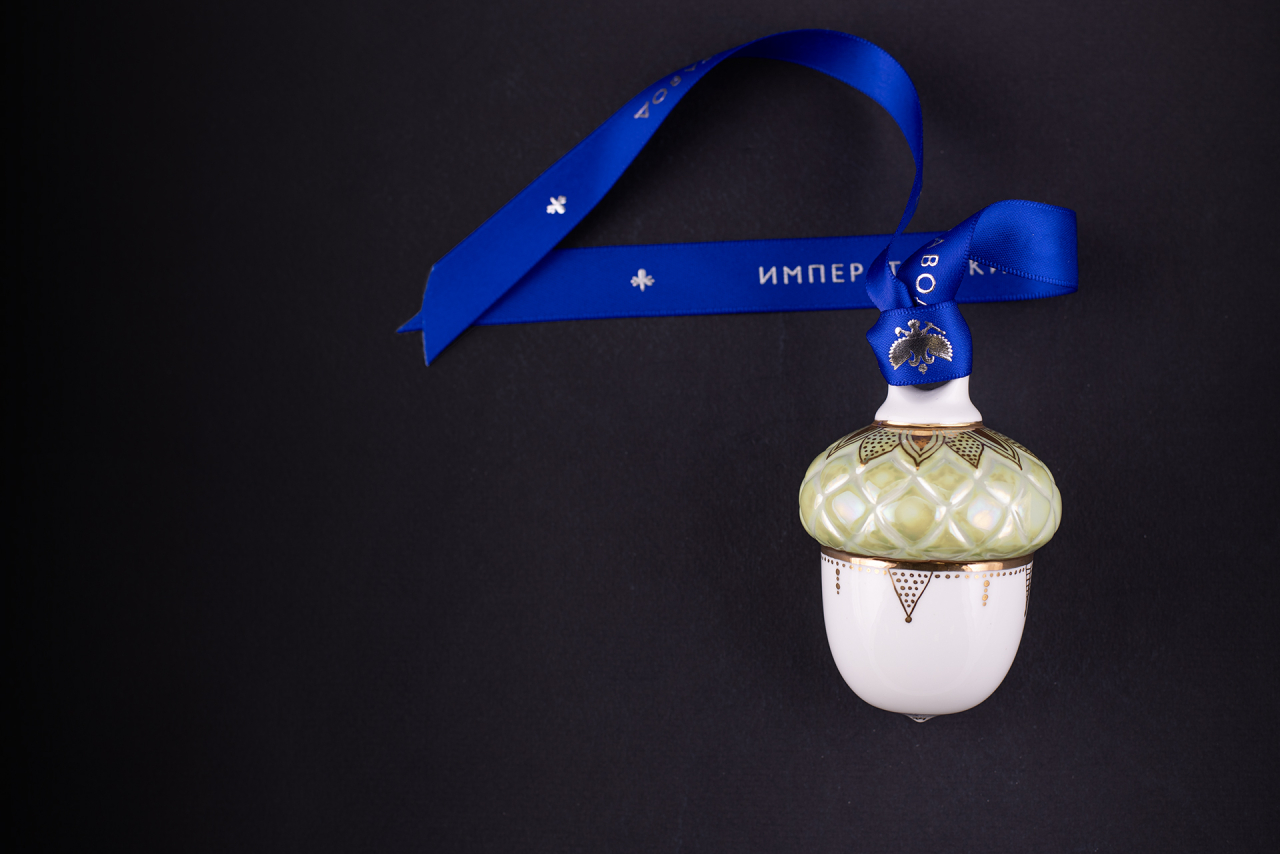 Елочная игрушка Желудь Салатовый, арт 60.21184.00.1, 