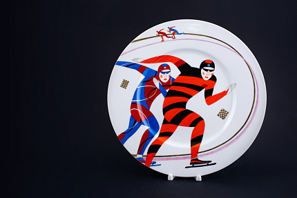 Декоративная тарелка На предельном скольжении, на форме Mazarin, арт 60.07776.00.5