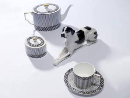 Сервиз чайный на 6 персон 14 предметов форма Элегия рисунок Elegant, арт. 81.34728.00.1, 