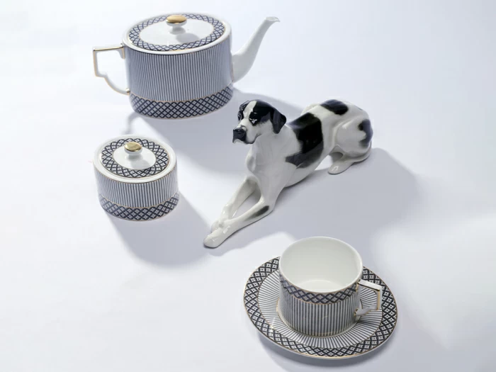 Сервиз чайный на 6 персон 14 предметов форма Элегия рисунок Elegant, арт. 81.34728.00.1, 