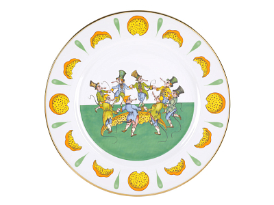 Сервиз столовый форма Европейская - 2 рисунок Крысята-воришки 2, 6 персон 24 предмета арт. 81.28245.00.1