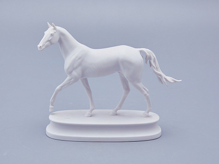 Скульптура в подарочной упаковке, форма Конь Ахалтекинский, рисунок Белый, арт. 81.18627.00.1