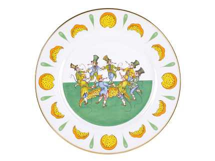 Сервиз столовый форма Европейская - 2 рисунок Крысята-воришки 2, 6 персон 24 предмета арт. 81.28245.00.1