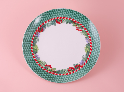 Набор тарелок 270 мм, 2 шт, форма Восточная, рисунок Зимняя история, арт. 81.11376.00.1, 