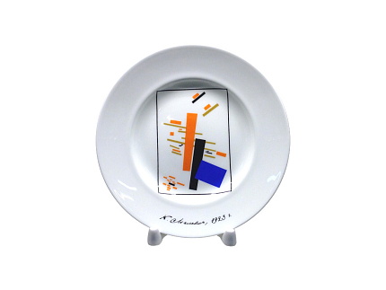 Декоративная тарелка 155 мм форма Гладкая рисунок Малевич арт. 80.51497.00.1