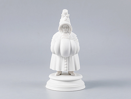 Скульптура Четвертый гость Белый арт. 82.64919.00.1