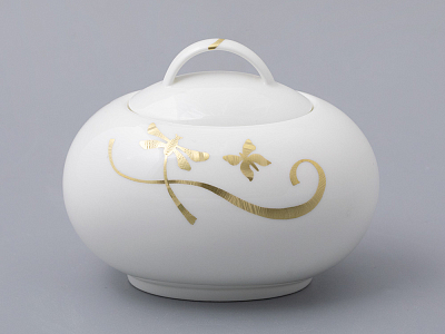 Сервиз чайный на 6 персон, 15 предметов, форма Оливия, рисунок Нежный ландыш, арт 81.31430.00.1