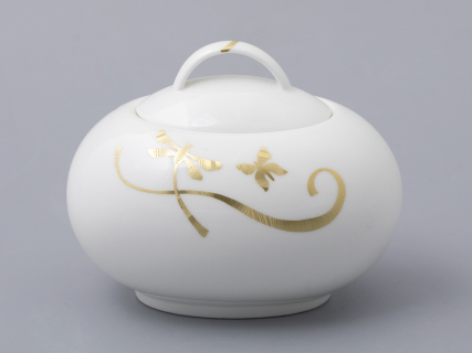 Сервиз чайный на 6 персон, 15 предметов, форма Оливия, рисунок Нежный ландыш, арт 81.31430.00.1, 