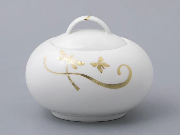 Сервиз чайный на 6 персон, 15 предметов, форма Оливия, рисунок Нежный ландыш, арт 81.31430.00.1, 