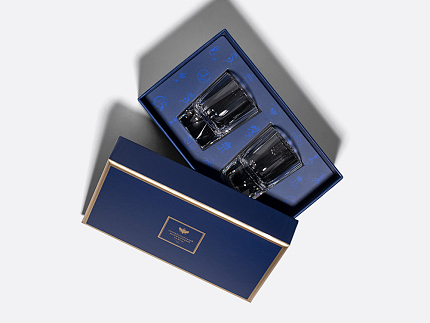 Набор из 2-х стопок в подарочной упаковке, форма Prizma 60 мл, арт. 14.72917.07