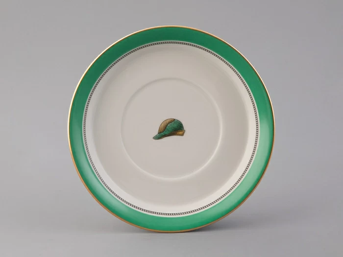 Подарочный набор чайный форма Гербовая рисунок Modes de Paris (зеленый) арт. 81.25659.00.1, 