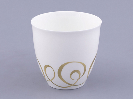 Чашка с блюдцем чайная форма Оливия рисунок Колечки, арт. 81.31427.00.1