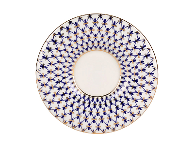 Сервиз кофейный форма Юлия рисунок Кобальтовая сетка, 6 персон 15 предметов, арт. 81.19482.00.1