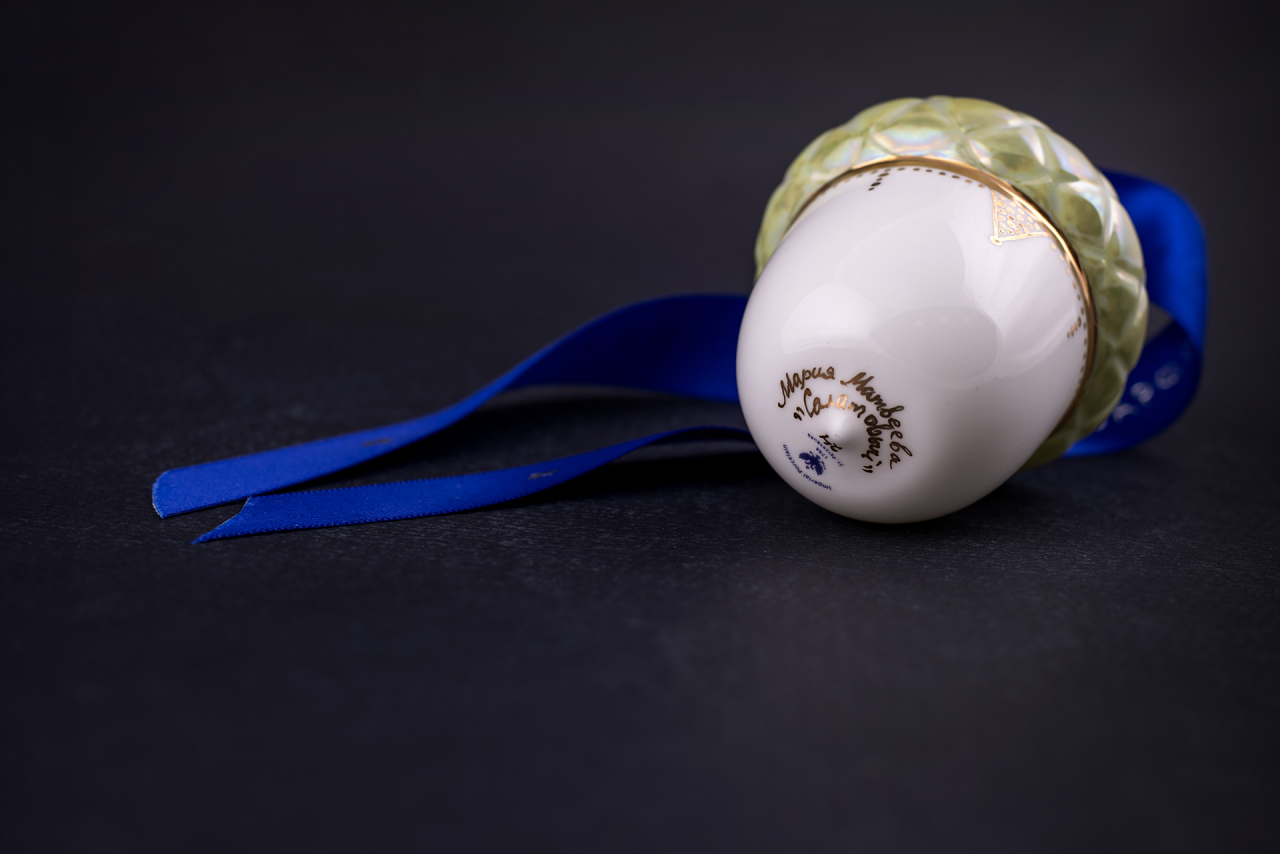 Елочная игрушка Желудь Салатовый, арт 60.21184.00.1, 