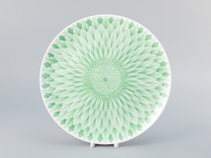 Блюдо круглое 310 мм форма Восточная рисунок Aloha Lagoon, арт. 80.40051.00.1, 