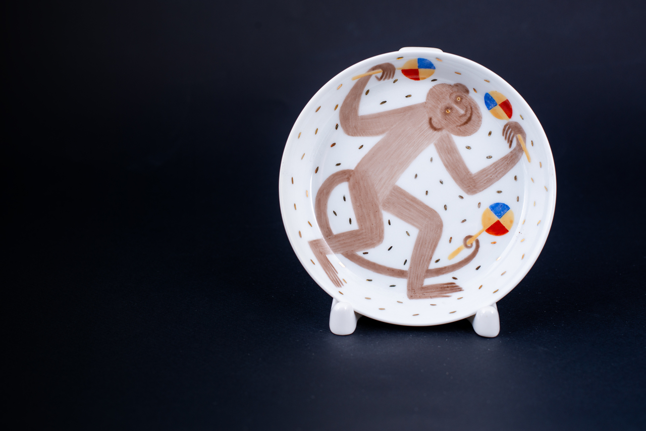 Тарелка декоративная Золотой джаз, на форме Европейская, арт 60.09099.00.1, 