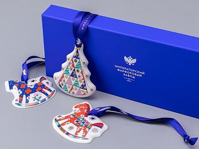 Подарочный набор Елочные игрушки Елки Иголки 3 шт, арт 81.34339.00.1