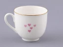 Чашка с блюдцем кофейная 180 мл.,  форма Ландыш, рисунок Люби, арт. 81.32909.00.1, 