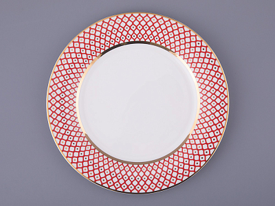 Тарелка плоская 270 мм форма Стандартная 2 рисунок №2 Скарлетт арт. 80.93391.00.1